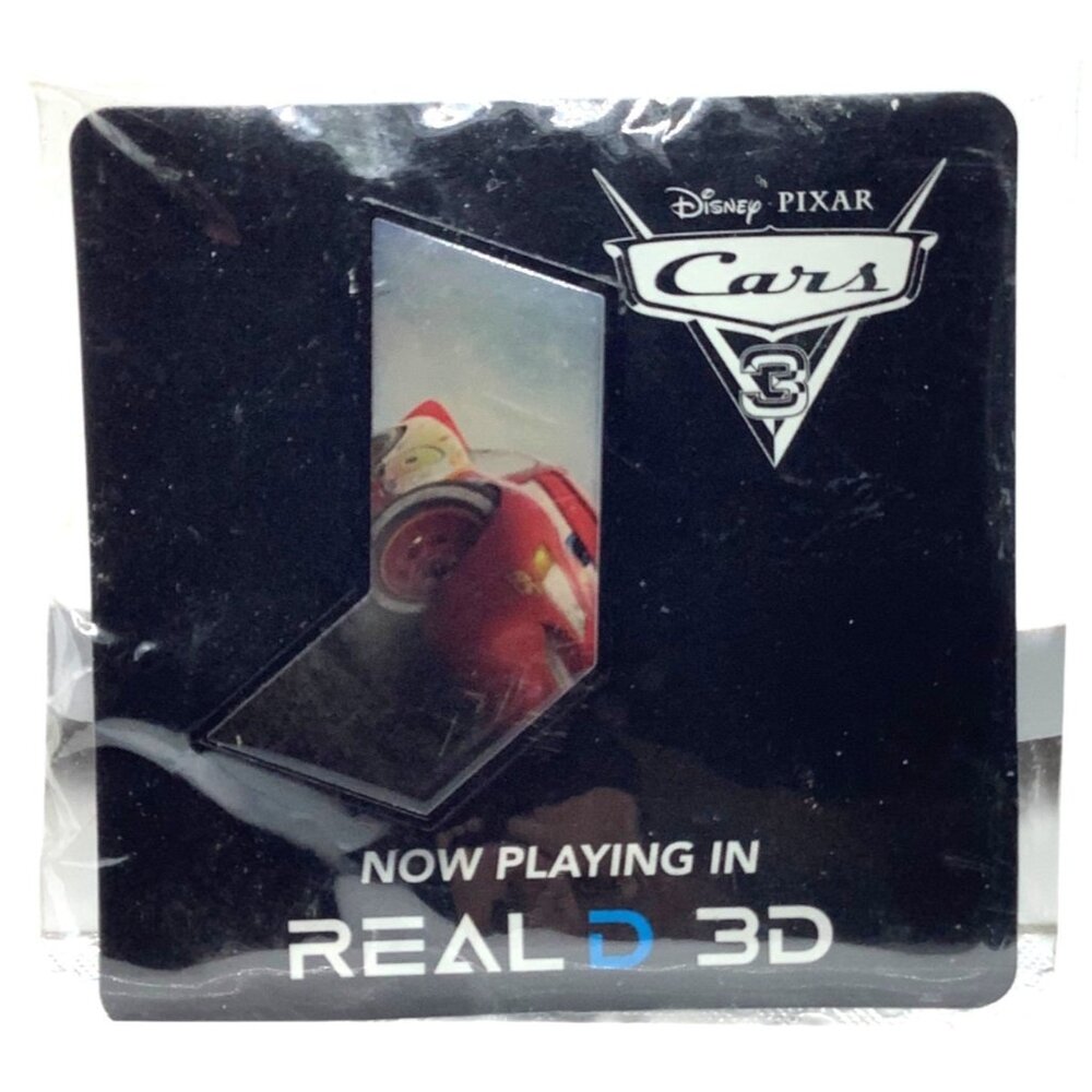 Disney Pixar Cars 3 RealD 3D Exclusive Pin Collectible